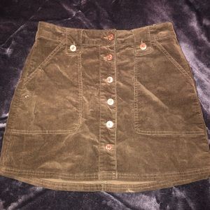 Olive Mini Skirt